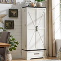 72 Inch Tall Farmhouse Kitchen Pantry Cabinet Stylish Storage Cupboard
