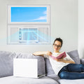 5000 BTU Window Air Conditioner Easy Cool Capable of Cooling up to 150 Sq Ft. 2 Fan Speeds, 4 Way Air Direction, Mechanical Control, Filter