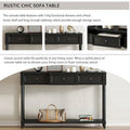 Entryway Console Table with Drawers Stylish Sofa Table